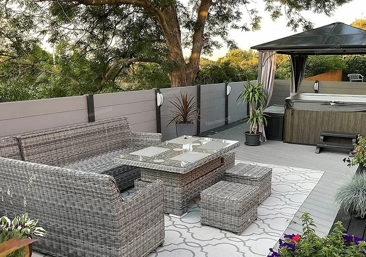 Necowood wprowadza na rynek panele ogrodzeniowe WPC do stylowych i trwałych przestrzeni zewnętrznych